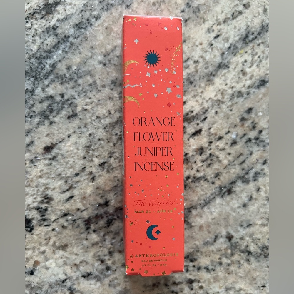 Anthropologie Orange Flower Juniper Incense